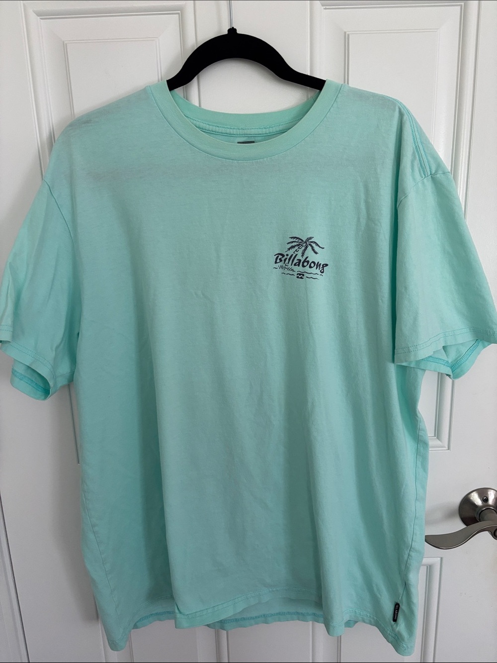 Billabong Men's Mint Green Short Sleeve Logo Tee